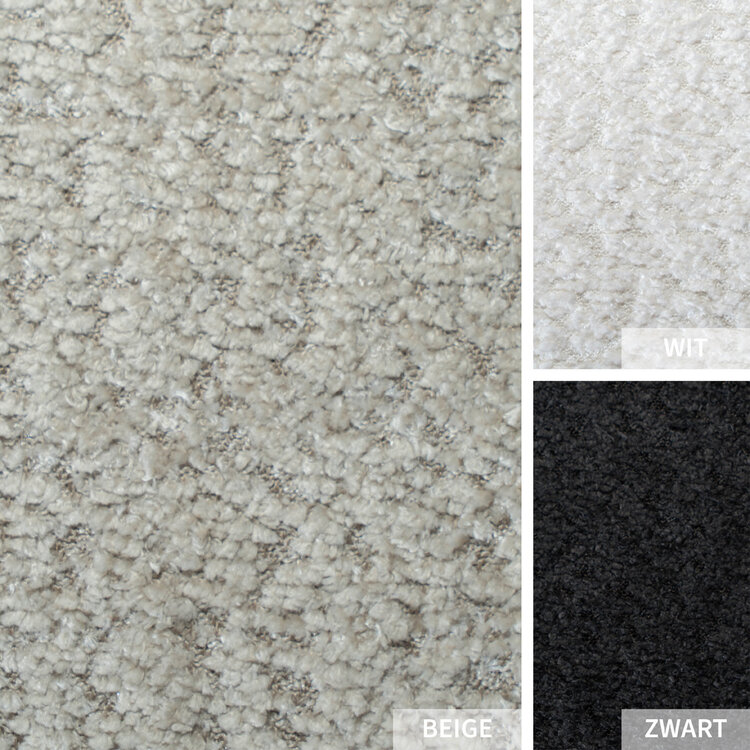 Canapé d'angle scandinave Vegas bouclette taupe gauche/droit