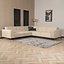 Canapé d'angle en velours Vegas beige gauche/droit