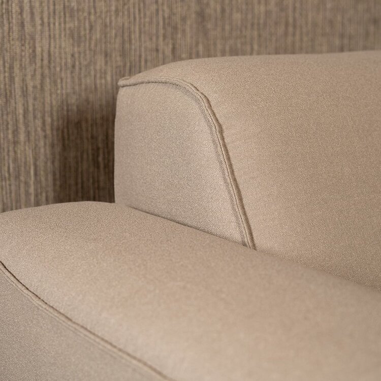 Canapé d'angle scandinave Vegas taupe gauche/droit