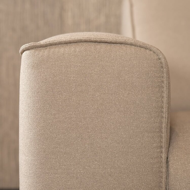 Canapé d'angle scandinave Vegas taupe gauche/droit