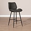 Tabouret de bar industriel Morris anthracite 71 cm