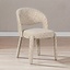 Chaise de salle à manger Nala taupe Leo-Print