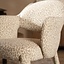 Chaise de salle à manger Leo taupe leopard