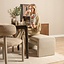 Banc de salle à manger Neil bouclé taupe 100 cm