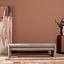 Banc de salle à manger Neil bouclé brun 160 cm