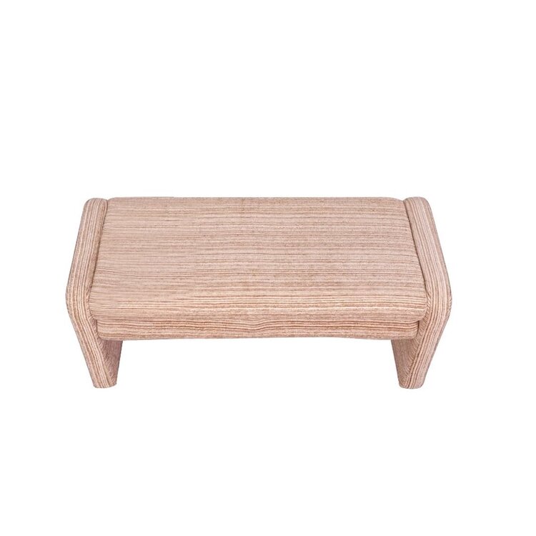 Banc de salle à manger Ravi chenille beige/pink 100 cm