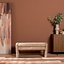 Banc de salle à manger Ravi chenille beige/pink 100 cm