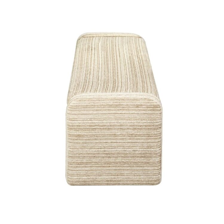 Banc de salle à manger Ravi chenille beige/taupe 100 cm