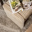 Banc de salle à manger Ravi chenille beige/taupe 100 cm