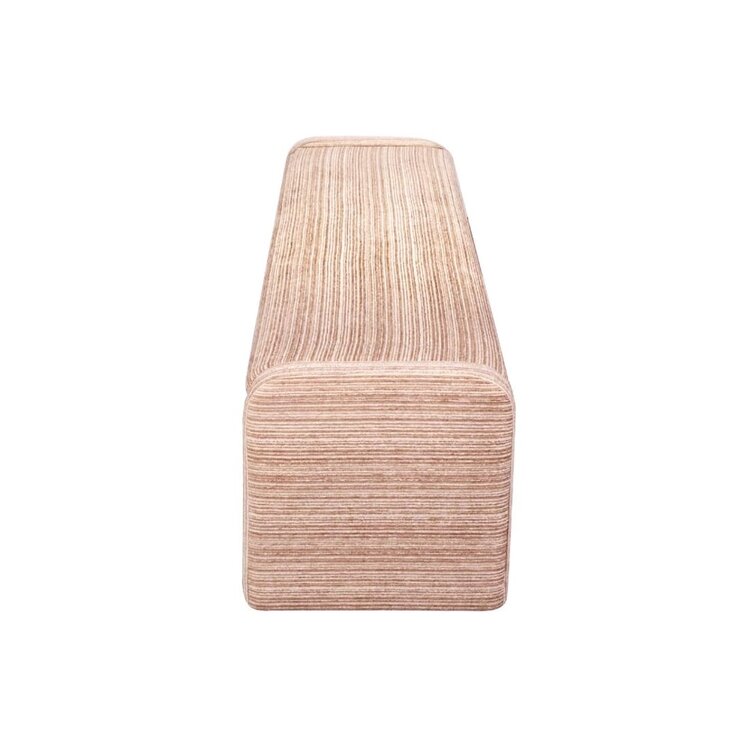 Banc de salle à manger Ravi chenille beige/pink 160 cm