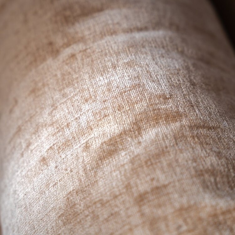 Canapé d’angle Kyle droit chenille peach