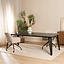 Table à manger Flint chêne noir 240 x 100 cm
