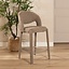 Tabouret de bar June bouclé brun 70 cm