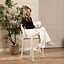 Tabouret de bar Leo taupe leopard 70 cm