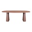Table à manger Cosmo 220 x 110 cm mocha mousse