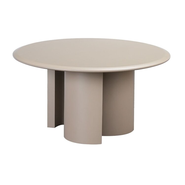 Table basse ronde Nova ø80 cm taupe