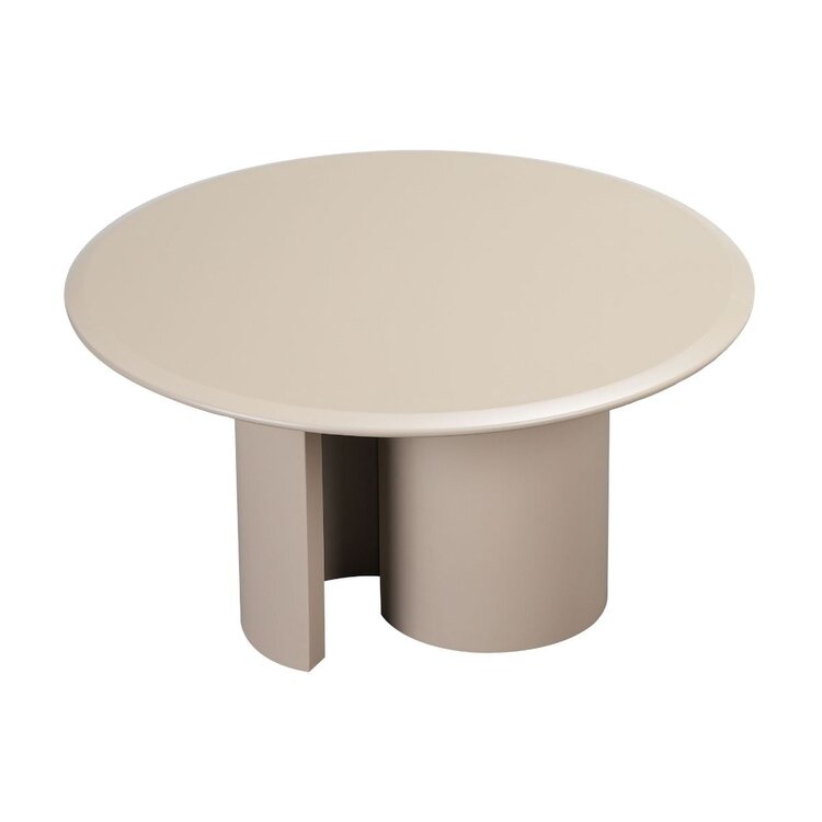 Table basse ronde Nova ø80 cm taupe