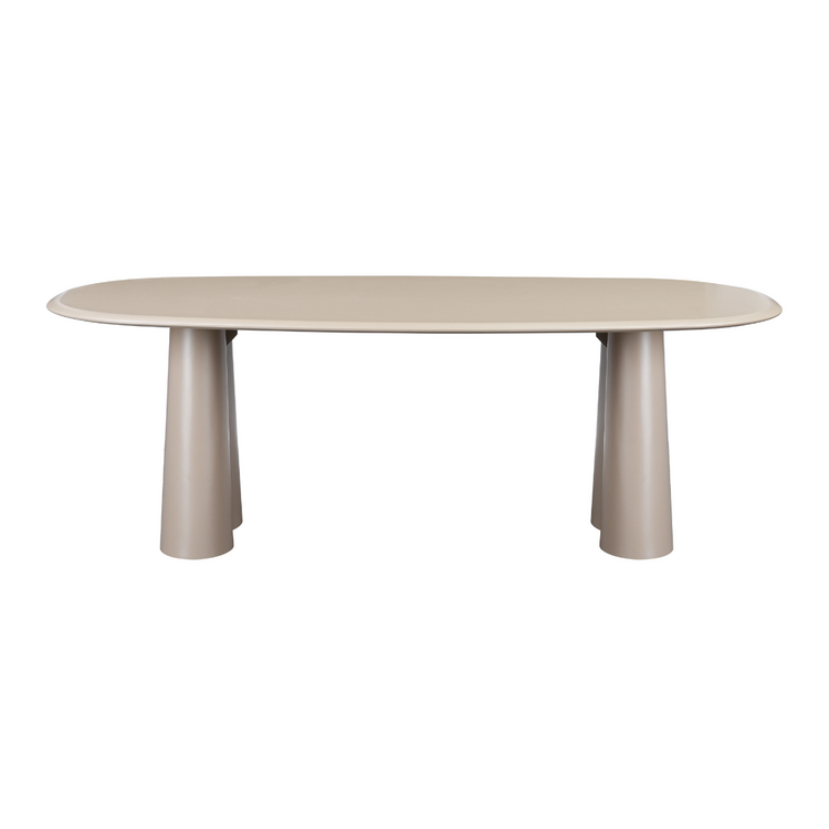 Table à manger Cosmo 220 x 110 cm taupe