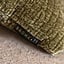 Coussin décoratif Day en tissu chenille vert 25 x 45