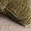 Coussin décoratif Day en tissu chenille vert 45 x 45