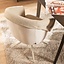 Chaise de salle à manger Riley pivotante bouclé taupe