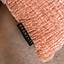 Coussin décoratif Day en tissu chenille rose 45 x 45