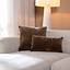 Coussin décoratif Day chenille chocolate brown 25 x 45
