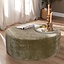 Pouf Chloe rond chenille vert ø100 cm
