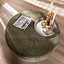 Pouf Chloe rond chenille vert ø100 cm