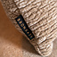 Coussin décoratif Day en tissu chenille taupe 25 x 45