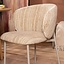 Chaise de salle à manger Milo chenille beige/taupe