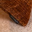 Coussin décoratif Evi chenille cuivre 45 x 45