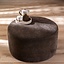 Pouf Blair rond chenille brun ø70 cm