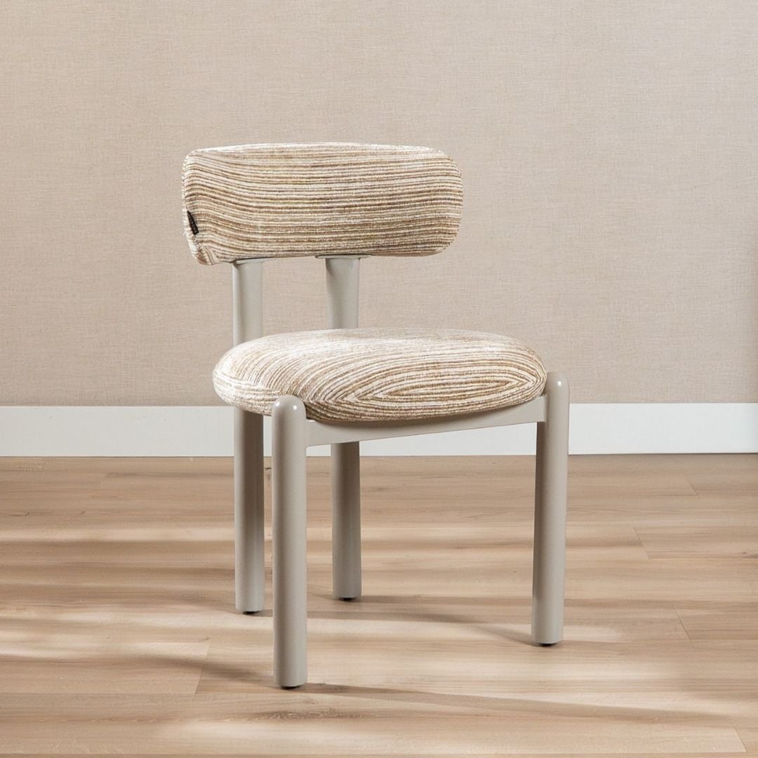 Chaise de salle à manger Bolt chenille beige/taupe
