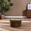 Pouf Elle rond chenille vert ø70 cm