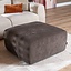 Pouf Maine en chenille brun