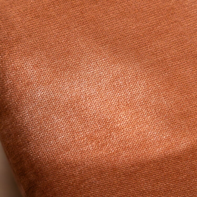 Fauteuil Maine en tissu chiné terracotta
