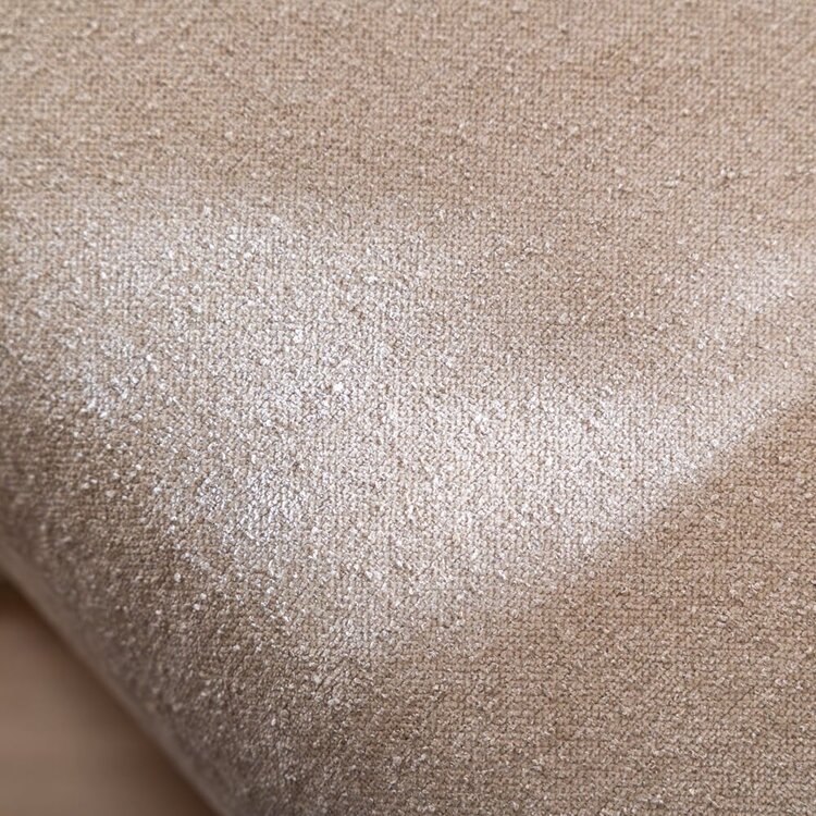 Fauteuil Maine en chenille beige
