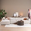 Fauteuil Maine en chenille beige