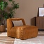 Fauteuil Maine en bouclé terracotta