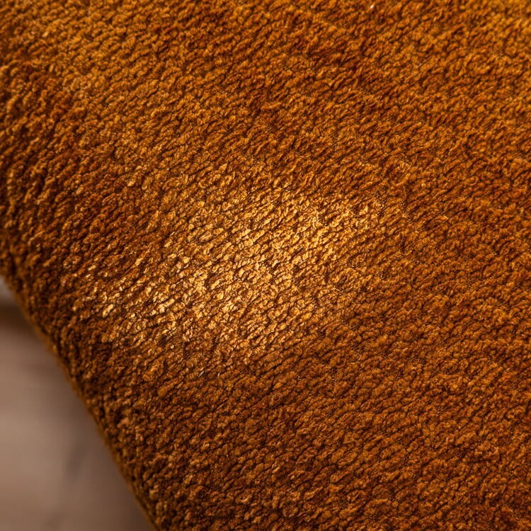 Fauteuil Maine en bouclé terracotta