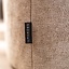 Pouf scandinave Myles tissu chiné taupe