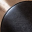 Pouf éco-cuir Kyla anthracite