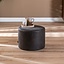 Pouf éco-cuir Kyla anthracite