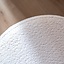 Pouf bouclette Nora blanc