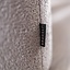 Pouf Juna tissu chenille blanc