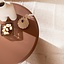 Table basse ronde Orion ø70 cm mocha mousse