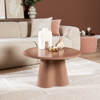 Table basse ronde Orion ø70 cm mocha mousse