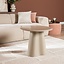 Table d'appoint ronde Orion ø60 cm taupe