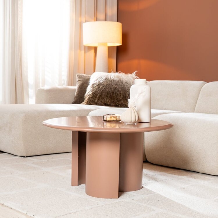 Table basse ronde Nova ø80 cm mocha mousse